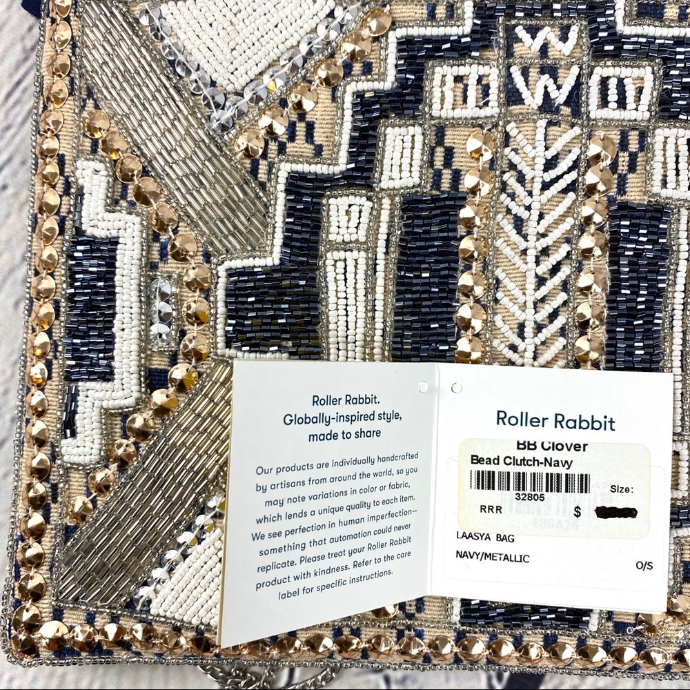 Roller Rabbit beaded purse - Picture 5 of 8